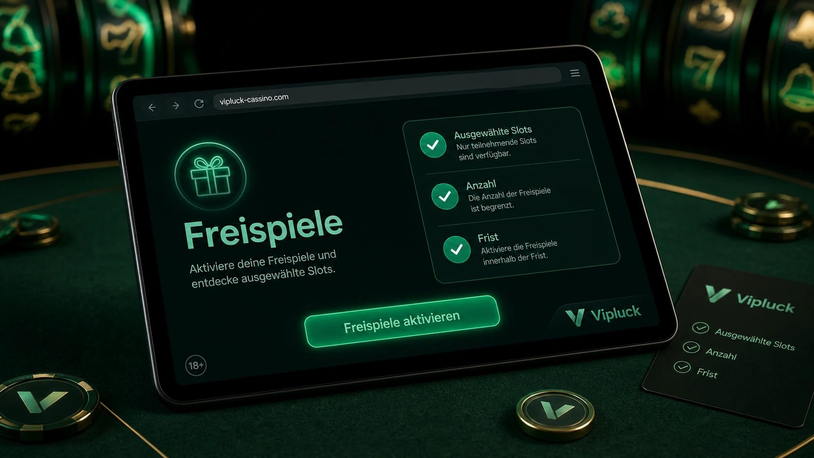 Vipluck Freispiele – Was Spieler wissen sollten